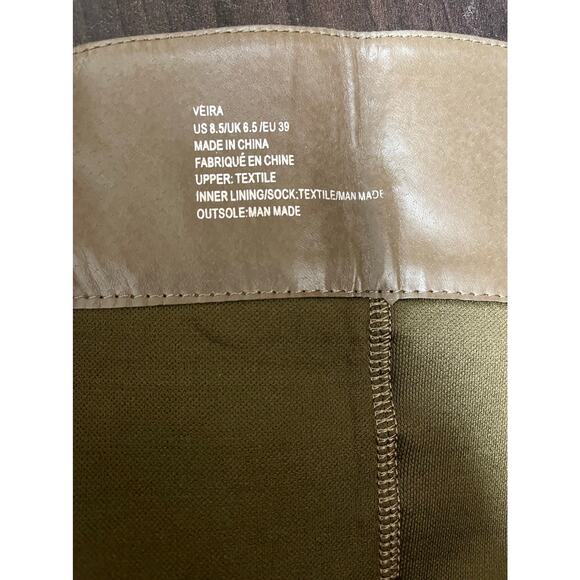 Just Fabulous Olive Green Long Boots Size 8.5 - Picture 9 of 9